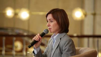 Санду продолжит диалог с Россией по утилизации боеприпасов в Приднестровье