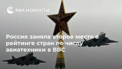 Россия заняла второе место в рейтинге стран по числу авиатехники в ВВС