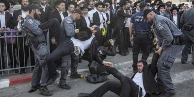 Многотысячная демонстрация ультраортодоксов в Иерусалиме: 25 задержанных