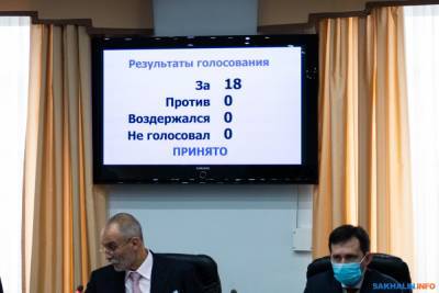 Депутаты Южно-Сахалинска безмолвно разобрались с ТОСами и бюджетом-2020
