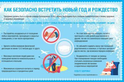 Роспотребнадзор посоветовал петербуржцам праздновать новый год в кругу семьи