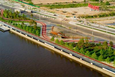 Реконструкция набережной Марка Шагала завершит обустройство левого берега Москвы-реки