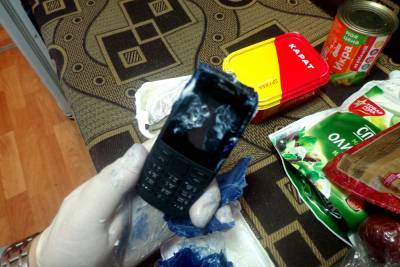 В Рязани заключённым пытались передать мобильные телефоны в пачках от сыра и сахара