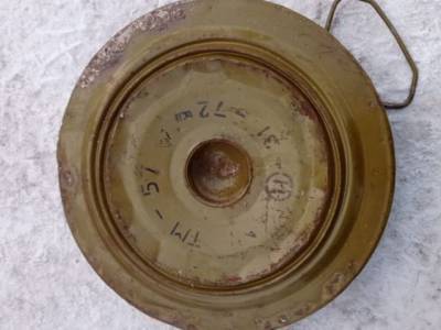 Кузбассовец нашёл среди металлолома противотанковую мину