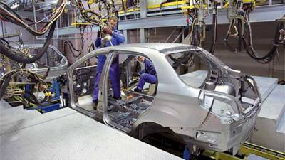 Производство автомобилей в Украине снизилось на 34%