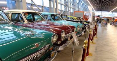 В калининградском аэропорту снова открылась выставка ретроавтомобилей (фото)
