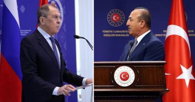 Главы МИД России и Турции провели переговоры