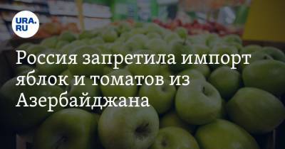 Россия запретила импорт яблок и томатов из Азербайджана