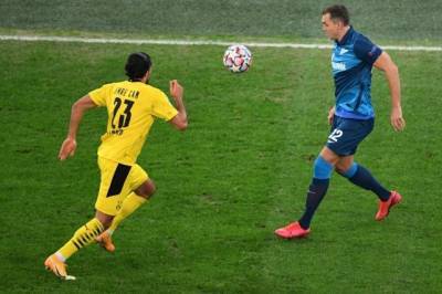 «Зенит» уступил «Боруссии» в последнем туре группового этапа Лиги чемпионов