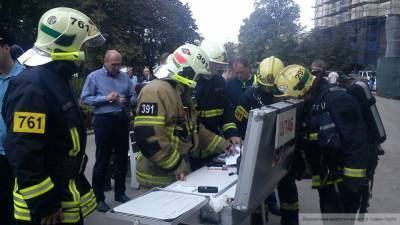 Пожарные устранили источник задымления в доме на Котельнической набережной