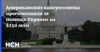 Американские конгрессмены проголосовали за помощь Украине на $250 млн