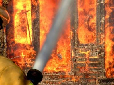 В Иркутской области сгорел спортзал деревенской школы