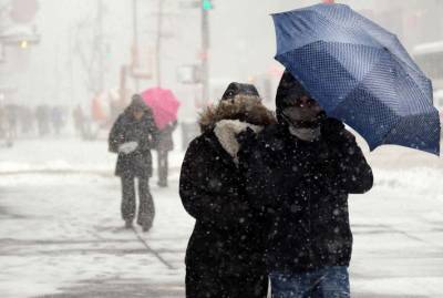 В Украину надвигается циклон с мокрым снегом и дождем