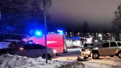 В ДТП в Костомукше пострадали два водителя