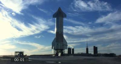 Компания SpaceX отменила запуск ракеты Starship за секунду до старта (фото, видео)
