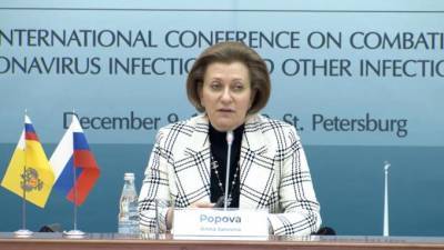 Анна Попова - Попова рассказала о ходе испытаний вакцины "ЭпиВакКорона" - piter.tv