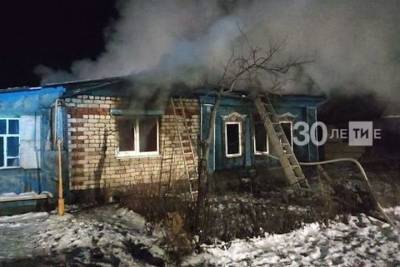 На ночном пожаре в Татарстане погибли трое, спасся лишь подросток