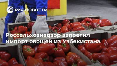 Россельхознадзор запретил импорт овощей из Узбекистана