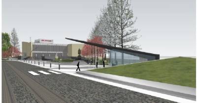 Ленин в углу, интерактивный фонтан: как предлагают изменить сквер у Дома искусств (эскизы)