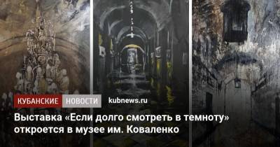 Выставка «Если долго смотреть в темноту» откроется в музее им. Коваленко - kubnews.ru - Краснодар