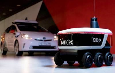 «Яндекс» выпустил своих роботов-доставщиков на улицы городов