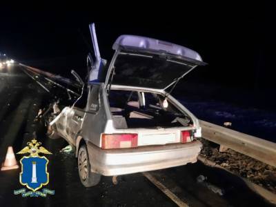 «Четырнадцатую» разворотило, водитель погиб. Подробности страшной аварии в Новоспасском районе