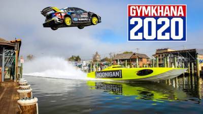 Кен Блок выпустил очередное дрифт-шоу Gymkhana 2020 (вот только за рулем Трэвис Пастрана, а в главной роли — Subaru WRX STI)