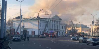 Пожар в Полтаве: ГСЧС через суд пыталась запретить эксплуатацию исторического здания