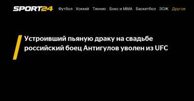 Устроивший пьяную драку на свадьбе российский боец Антигулов уволен из UFC - sport24.ru