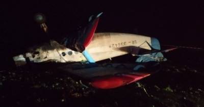 Легкомоторный самолет упал в Тернопольской области — есть погибший (3 фото)