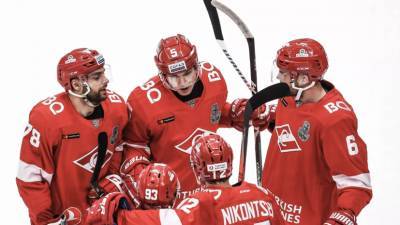 «Спартак» нанёс «Нефтехимику» четвёртое поражение кряду в КХЛ