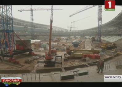 Минский стадион "Динамо" готовится к торжественному открытию