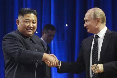Ким Чен Ын поздравил Путина с Днем России