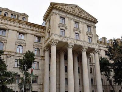 МИД Азербайджана: Армения пытается закрепить оккупацию