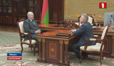 Президент Беларуси встретился с председателем Федерации профсоюзов Михаилом Ордой