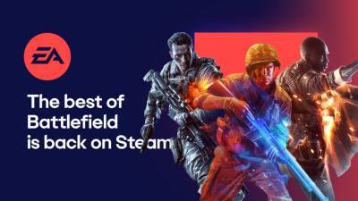 EA добавила в Steam пять частей Battlefield, Star Wars: Battlefront (обе ), а также Mass Effect 3 и Andromeda