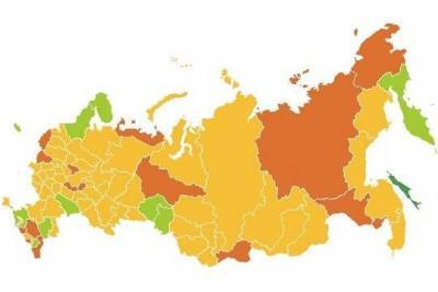 В России появилась карта выхода регионов из самоизоляции