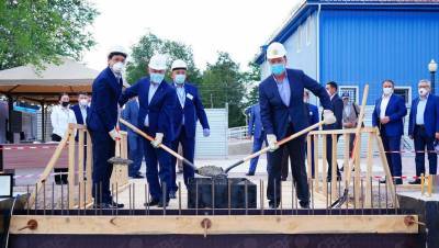 В Жамбылской области началось строительство завода по производству вакцин, в том числе против Covid-19
