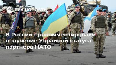 В России прокомментировали получение Украиной статуса партнера НАТО