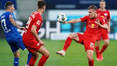 Дубль Ольмо принёс «Лейпцигу» победу над «Хоффенхаймом» в матче Бундеслиги