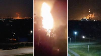 Факельное горение зафиксировали на месте пожара в Казани