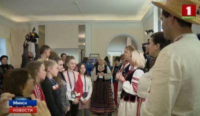 Детское "Евровидение". Конкурсанты из Украины, Уэльса и Португалии побывали в музее Янки Купалы