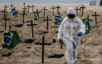 Бразилия стала второй в мире по умершим от COVID