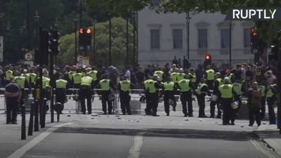 В Лондоне протестующие собираются на акцию для «защиты» мемориала Черчиля
