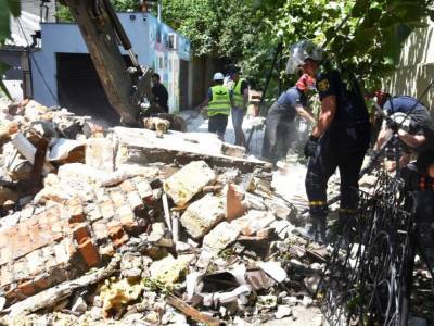 В Одессе разобрали завалы обрушившегося 4-этажного дома
