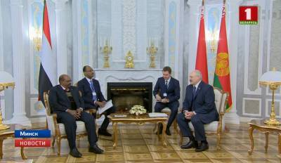 В Минске во Дворце Независимости проходят переговоры президентов Беларуси и Судана