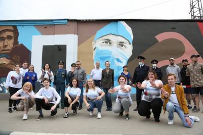 Стрит-арт о борьбе с пандемией появился в Нижнем Новгороде