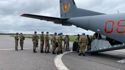Казахстанские военные прибыли в Москве для участия в параде Победы