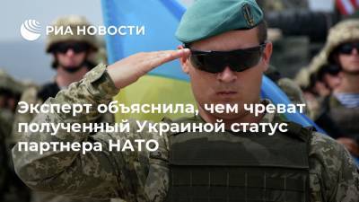 Эксперт объяснила, чем чреват полученный Украиной статус партнера НАТО
