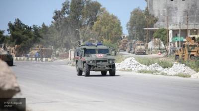 Российская военная полиция обследовала территорию сирийской провинции Хасака